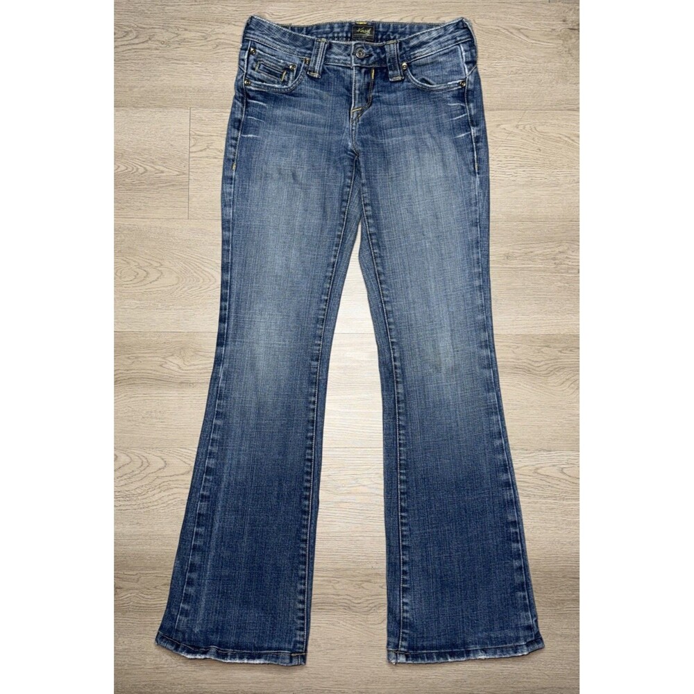 Vintage Kasil Mid Rise Boot Cut Jeans Size 26x30 Made In USA The Denim Garden
